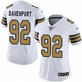 Women Nike Saints 92 Marcus Davenport White Color Rush Limited Jersey Dzhi,baseball caps,new era cap wholesale,wholesale hats
